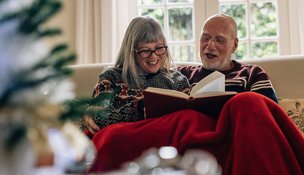 Older couple at home thinking about memory changes and whether to get a free memory screening in Cleveland